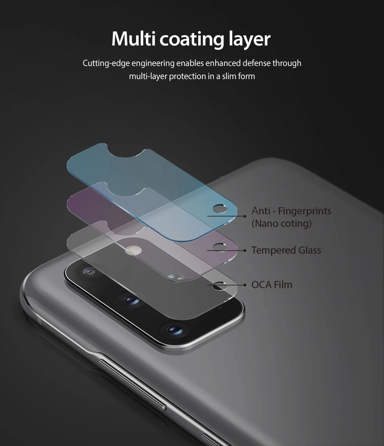 Galaxy S20 Plus Camera Protector | Invisible Defender Glass