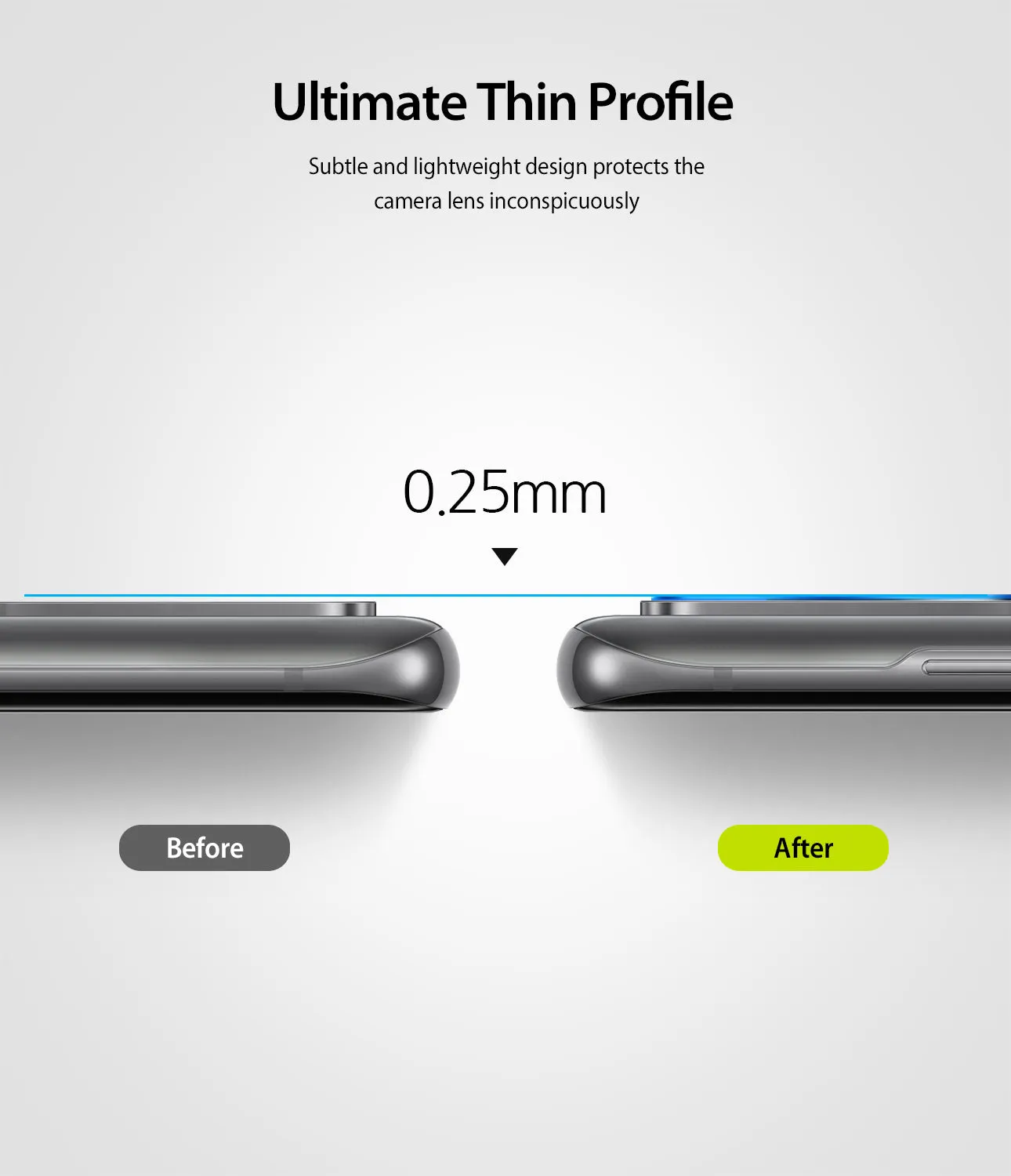 Galaxy S20 Plus Camera Protector | Invisible Defender Glass