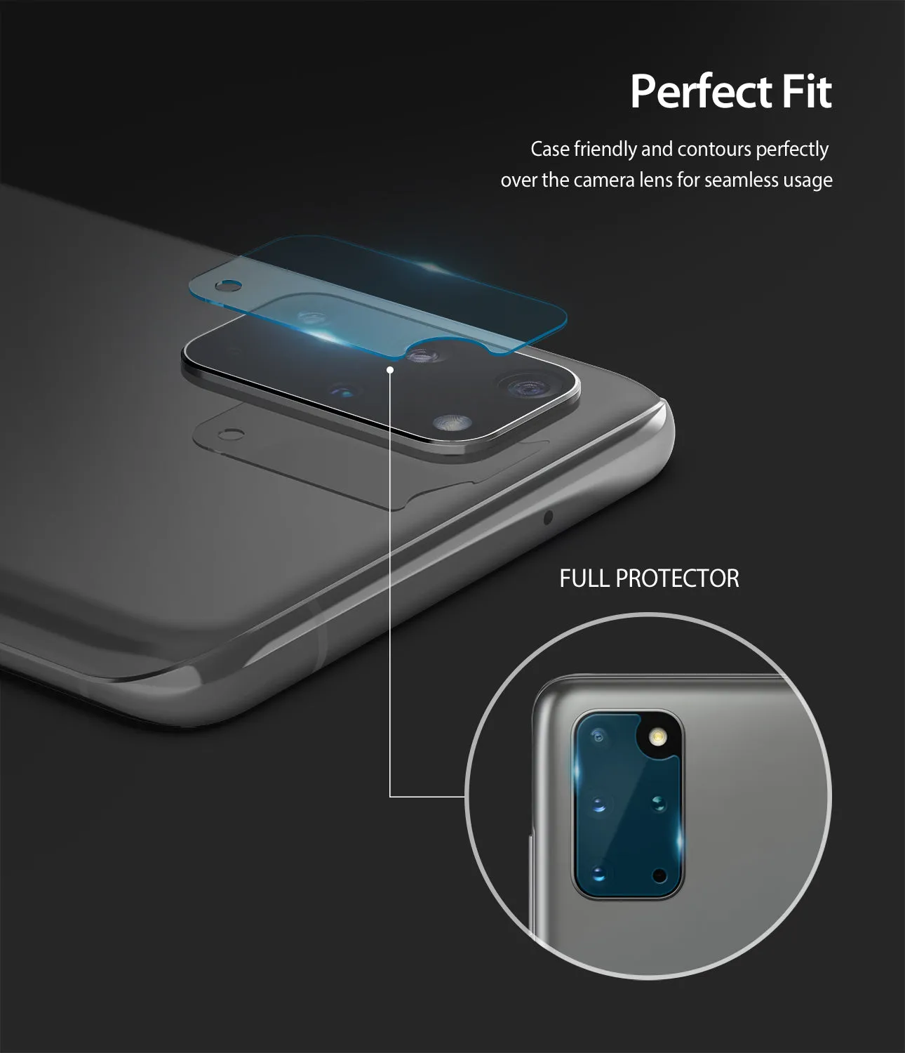 Galaxy S20 Plus Camera Protector | Invisible Defender Glass