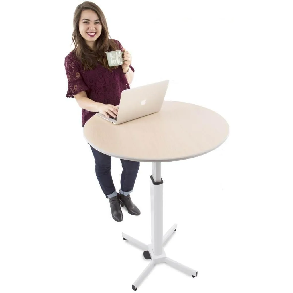 Height Adjustable Round Table