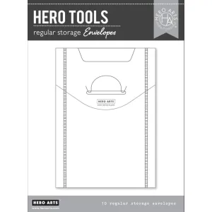 Hero Arts Storage Envelopes 5"X7" 10 pack - Regular