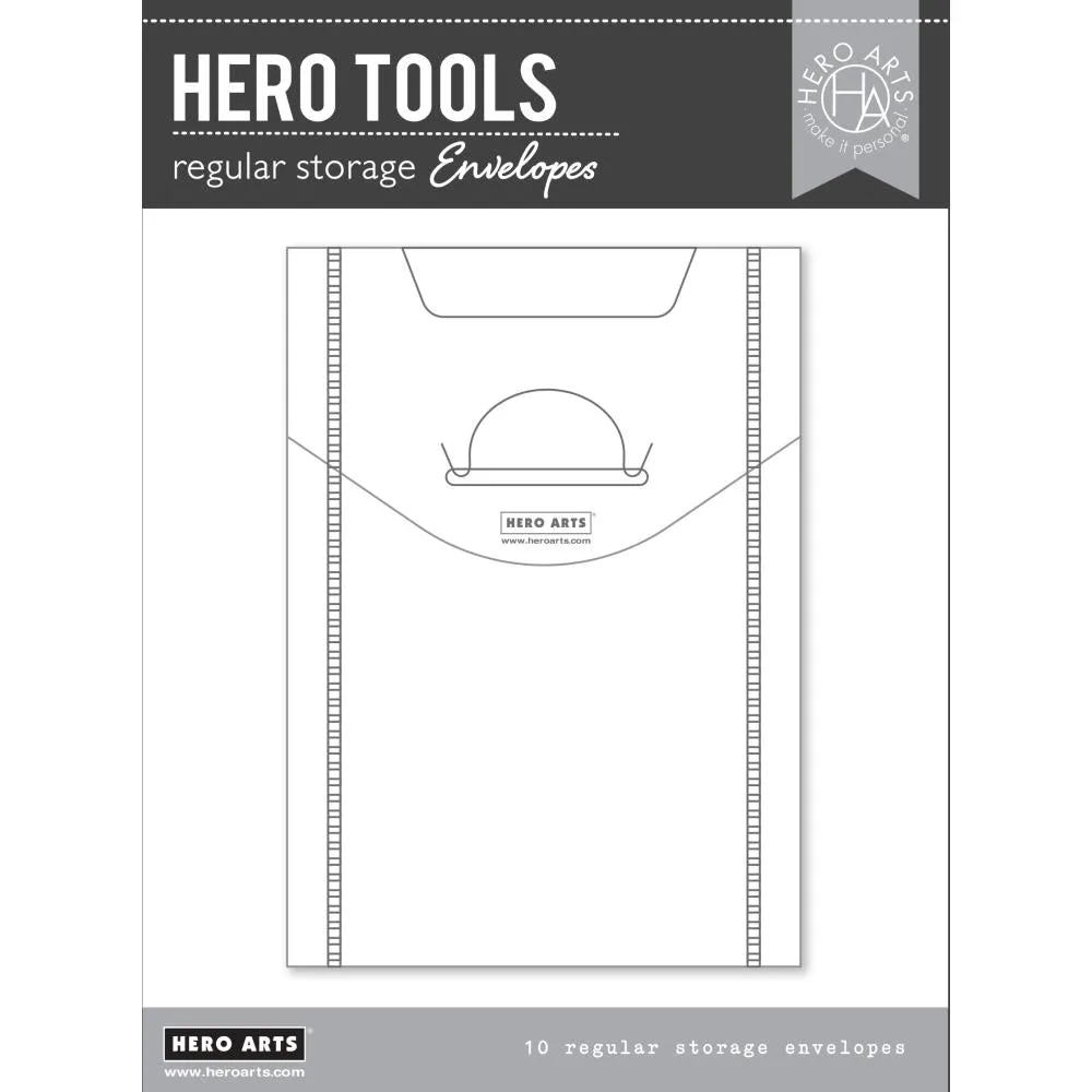 Hero Arts Storage Envelopes 5"X7" 10 pack - Regular
