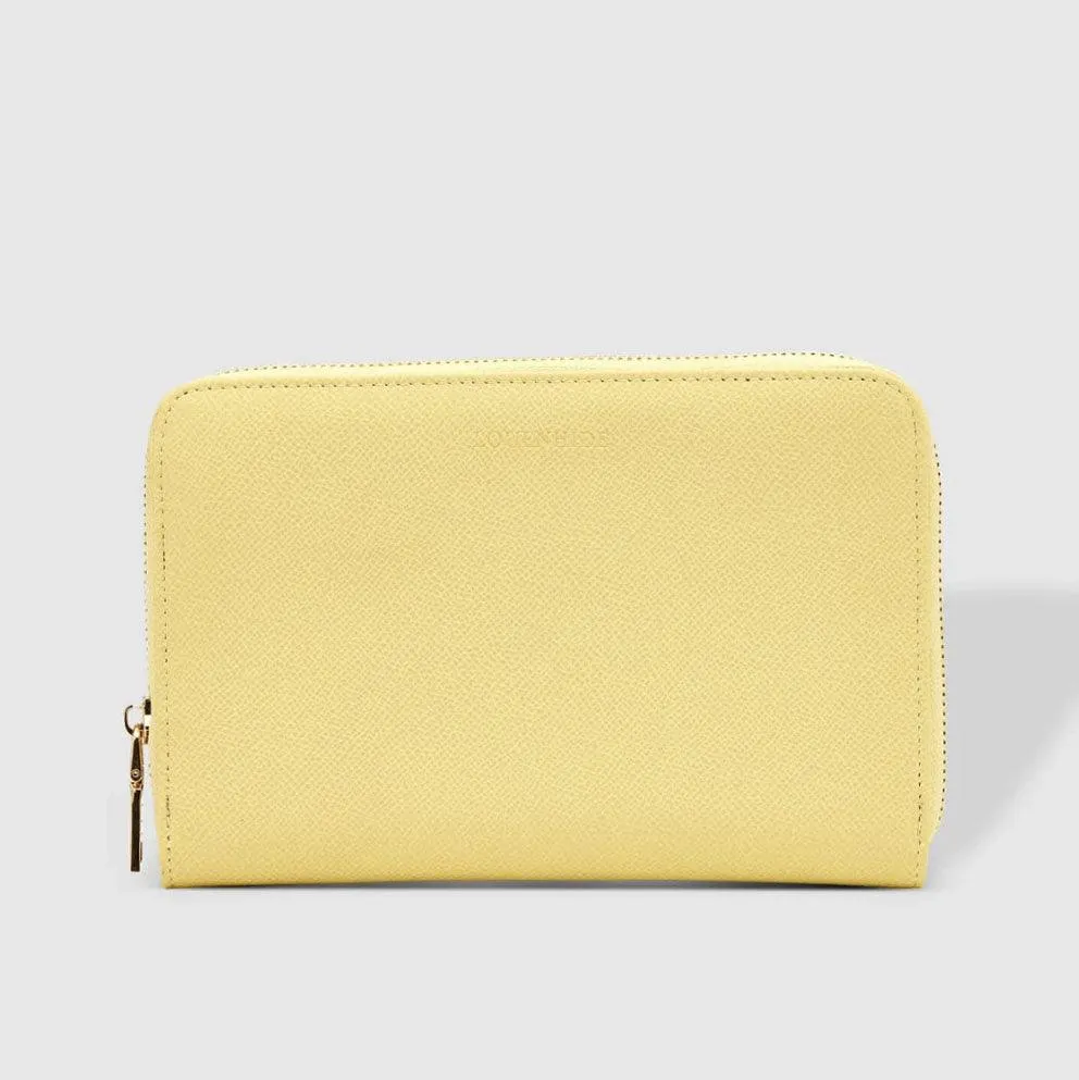 Katie Jewellery Wallet |  Lemon