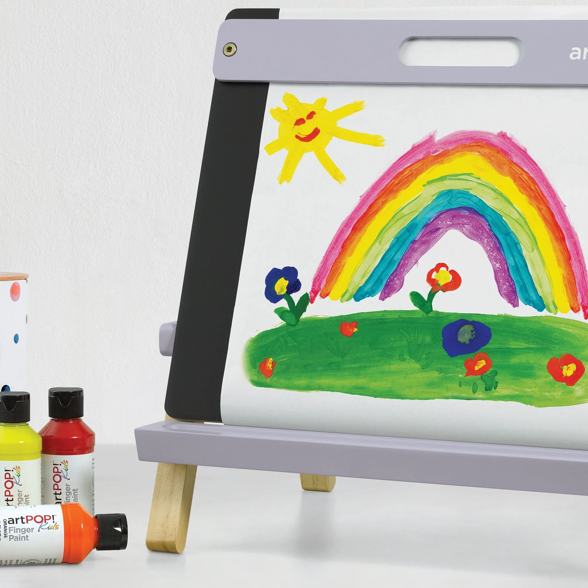 Kids 3-in-1 Tabletop Easel - Misty Lilac