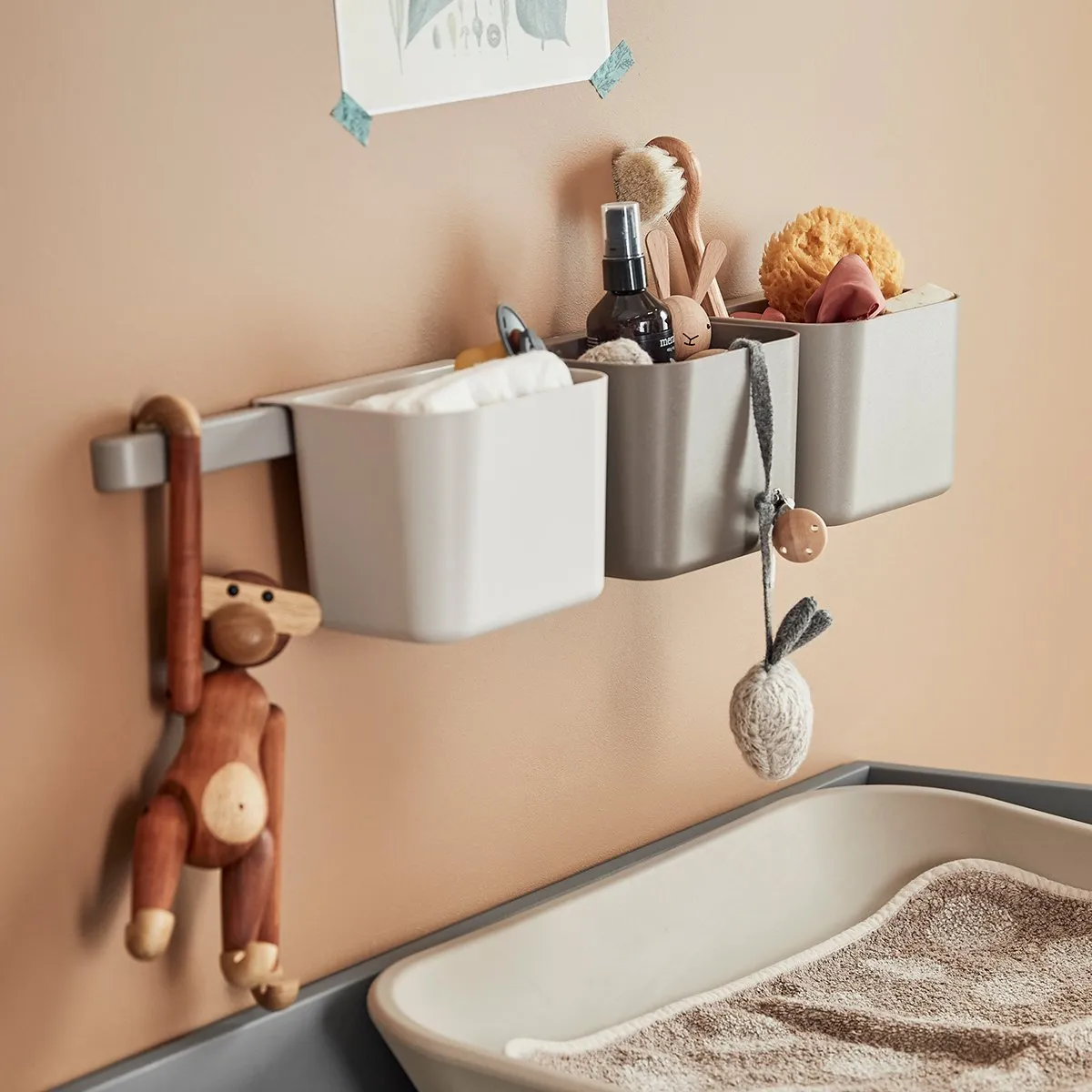 Leander, Changing Station Wall Organiser Rack