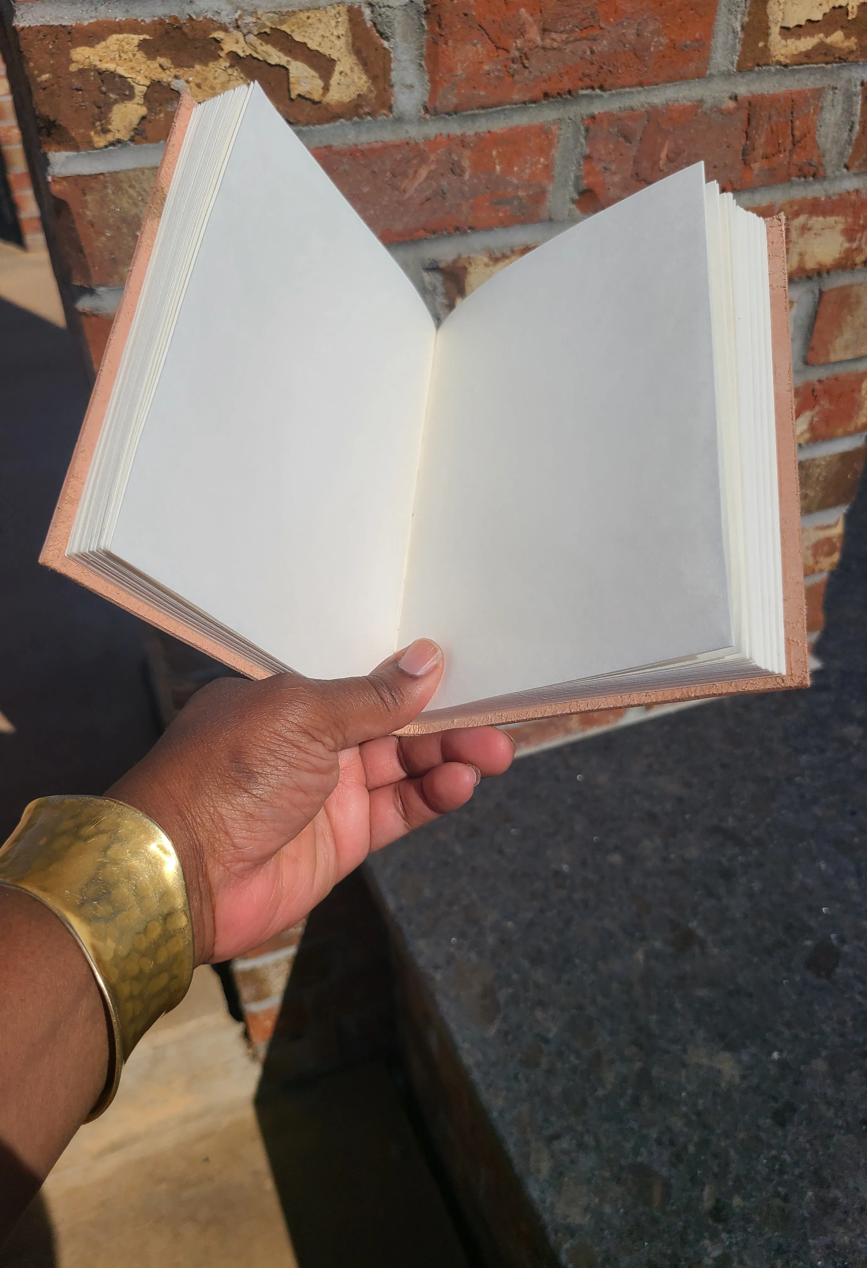Leather Mandala Writing Journal