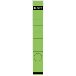 Leitz SPINE LABEL-GRN-LONGNARROW