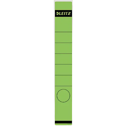 Leitz SPINE LABEL-GRN-LONGNARROW