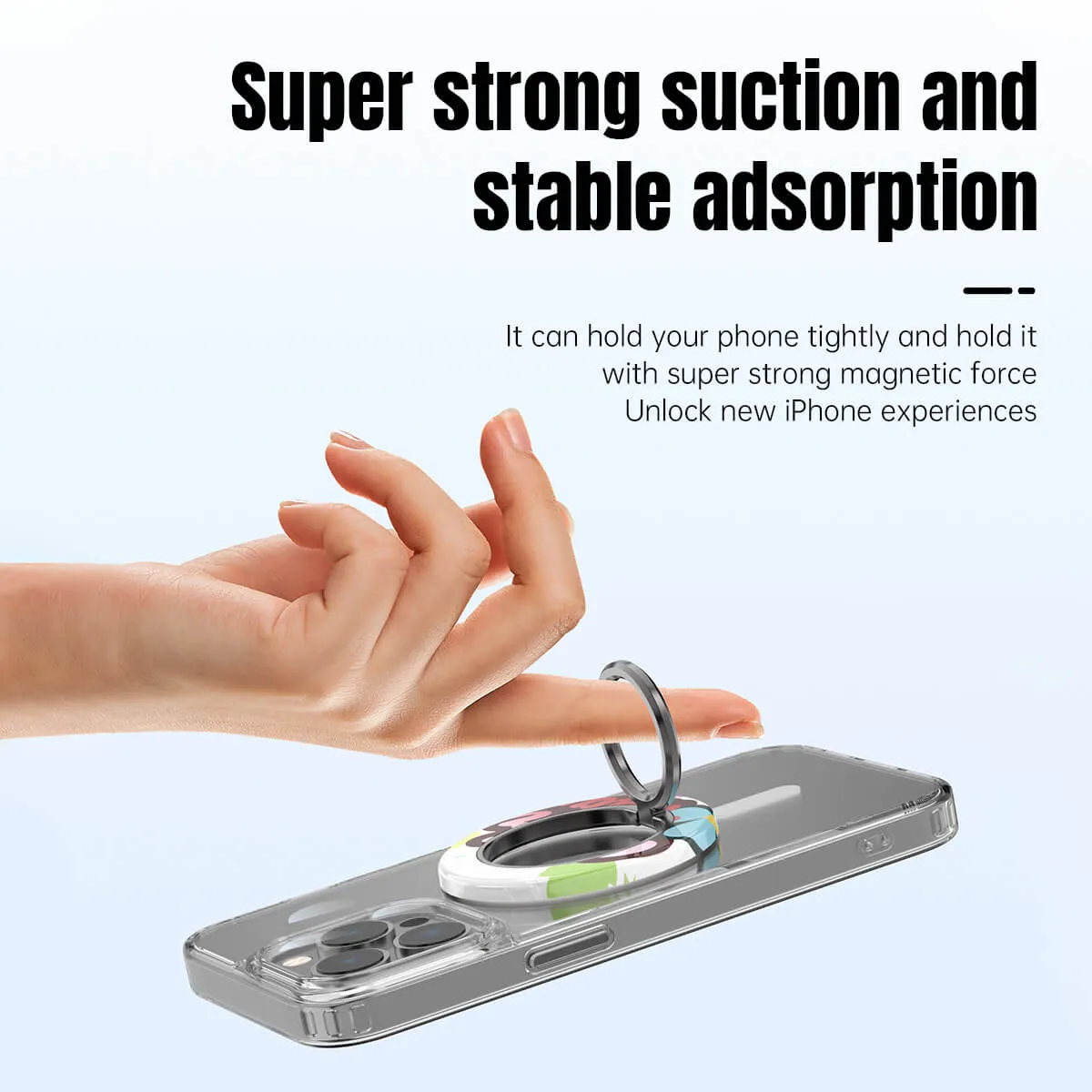 Magnetic Ring Holder With Adjustable Stand
