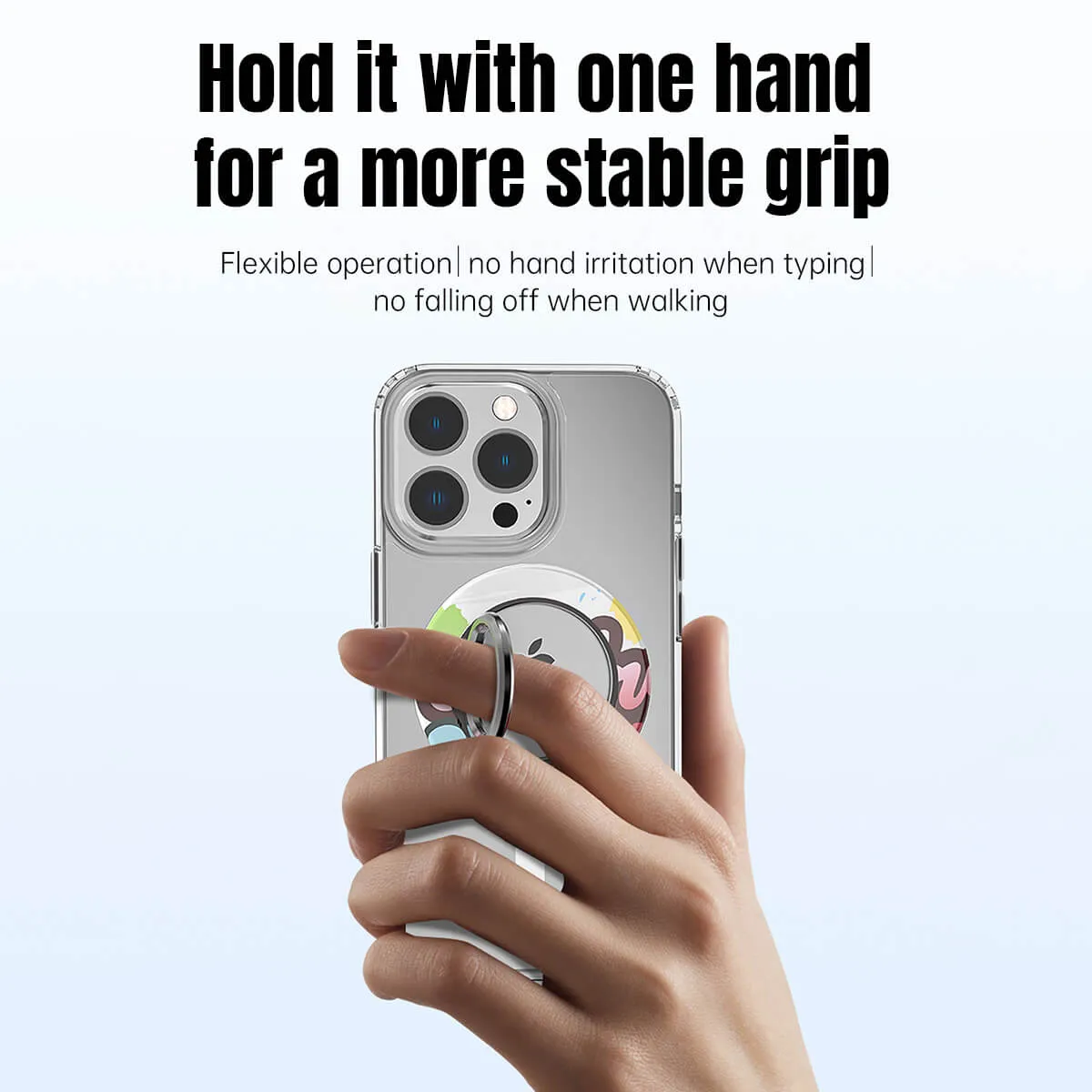 Magnetic Ring Holder With Adjustable Stand