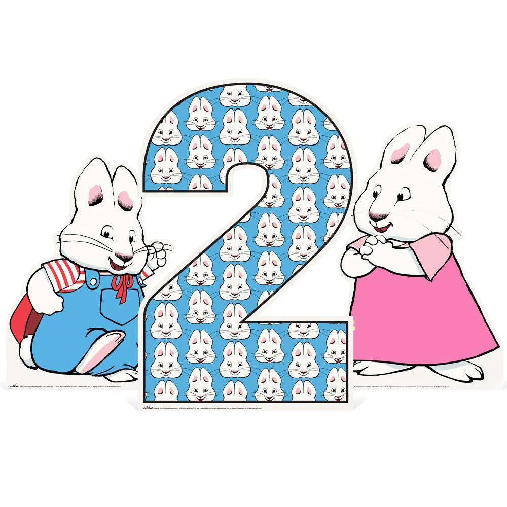 Max and Ruby Tabletop Number Cutout (3-Piece Set)