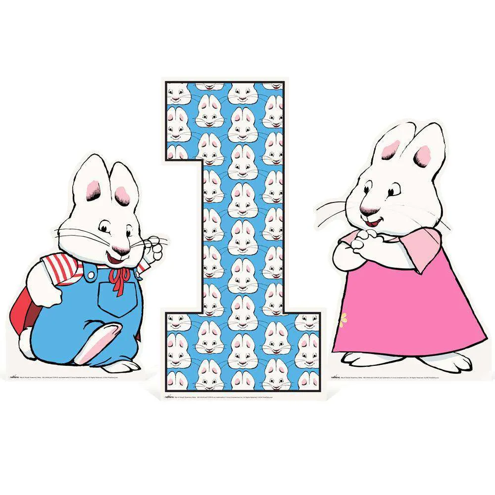 Max and Ruby Tabletop Number Cutout (3-Piece Set)