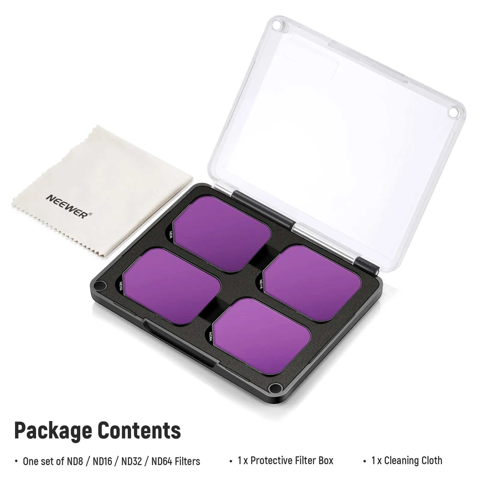 NEEWER 4 Pack ND Filter Set For DJI Mavic 3 Classic