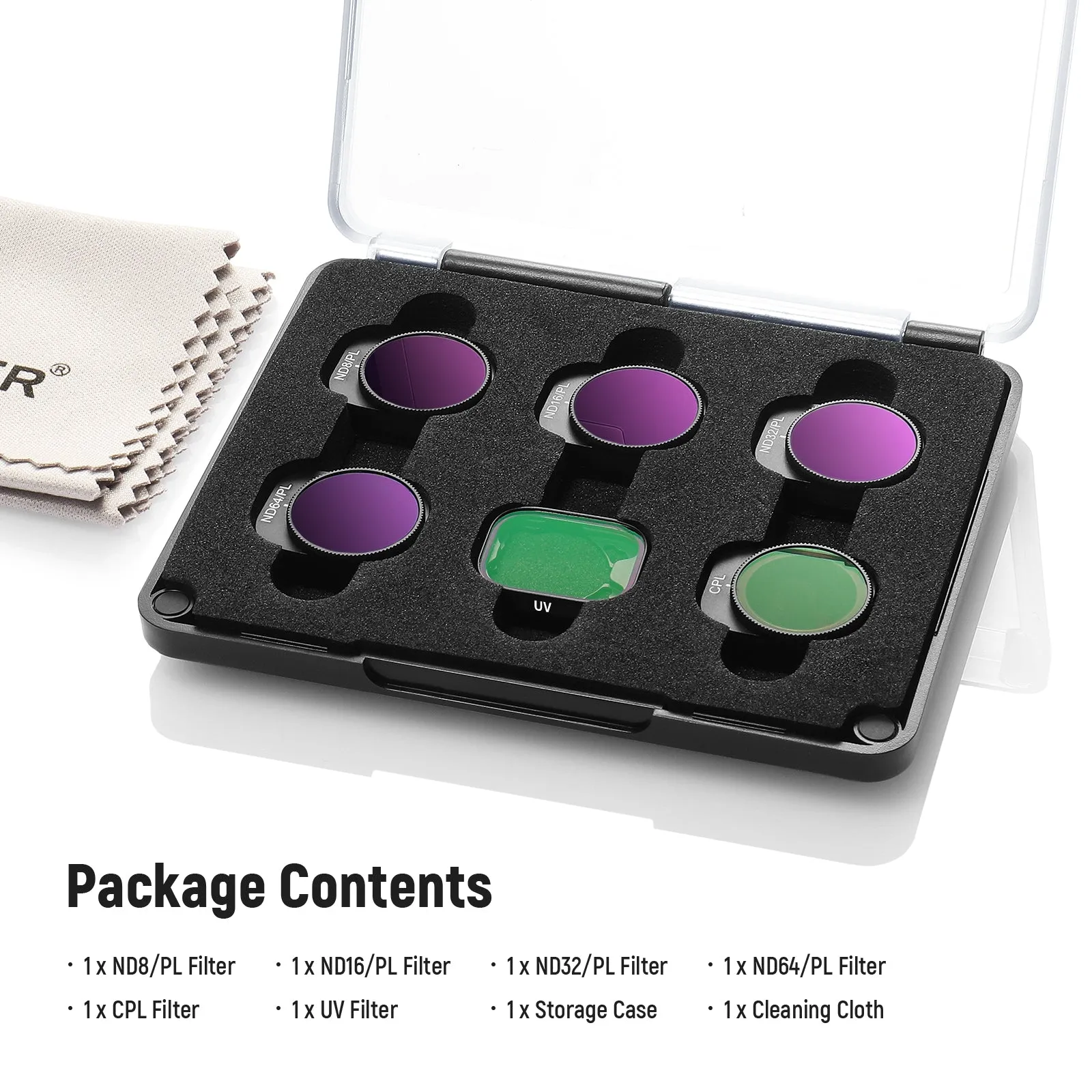 NEEWER 6 Pack ND/PL Filter Set For DJI MIni 3/Mini 3 Pro