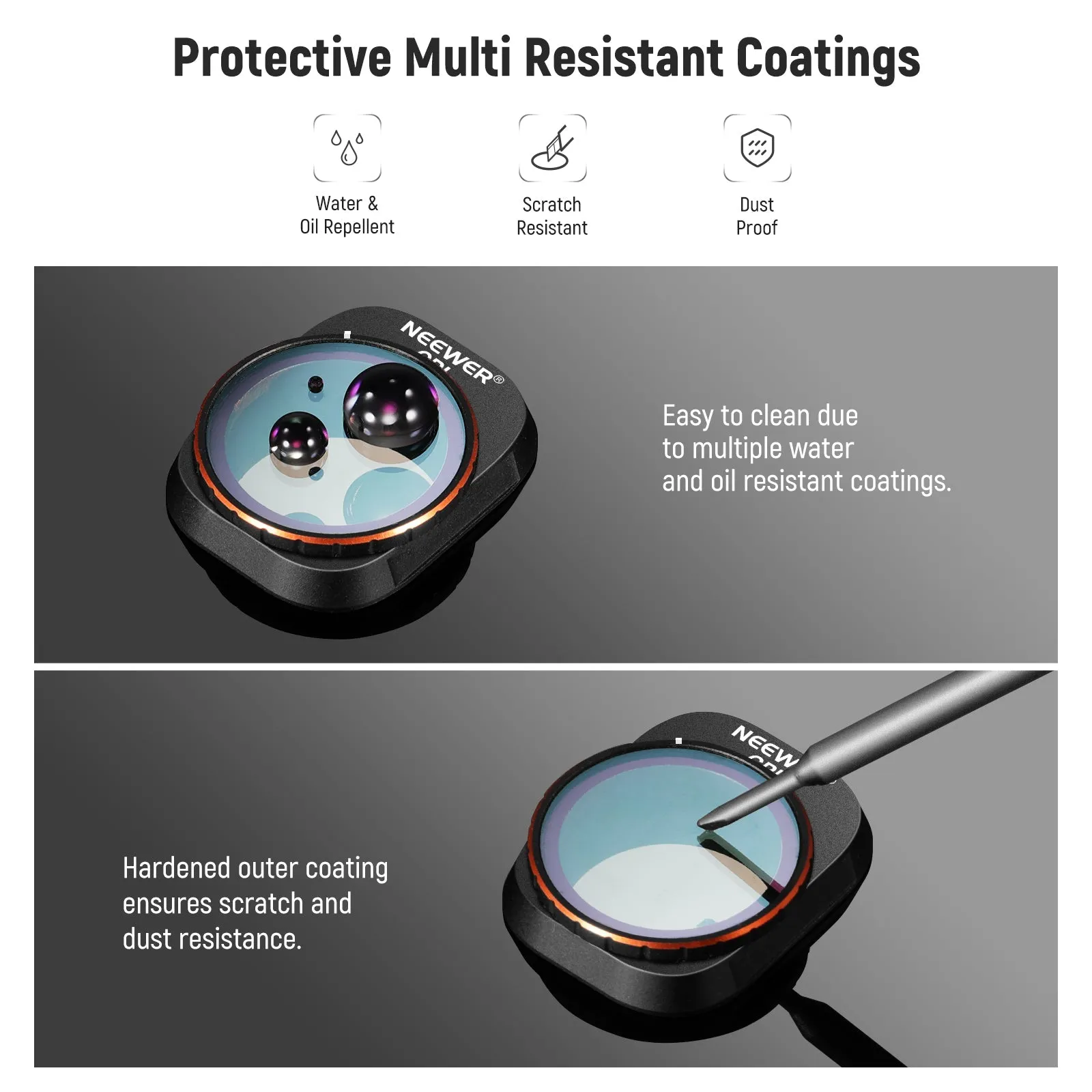 NEEWER 8 Pack ND Filters Set for Mini 4 Pro