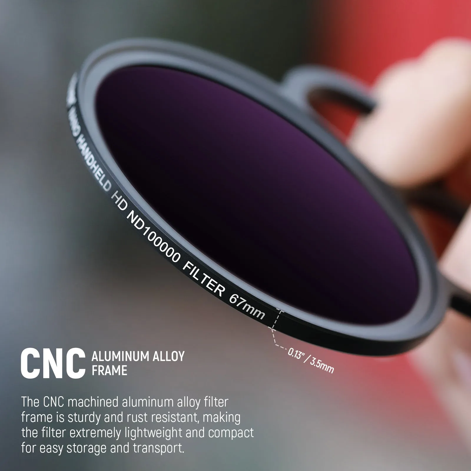 NEEWER Handheld ND1000000 Fixed Neutral Density Phone ND Filter