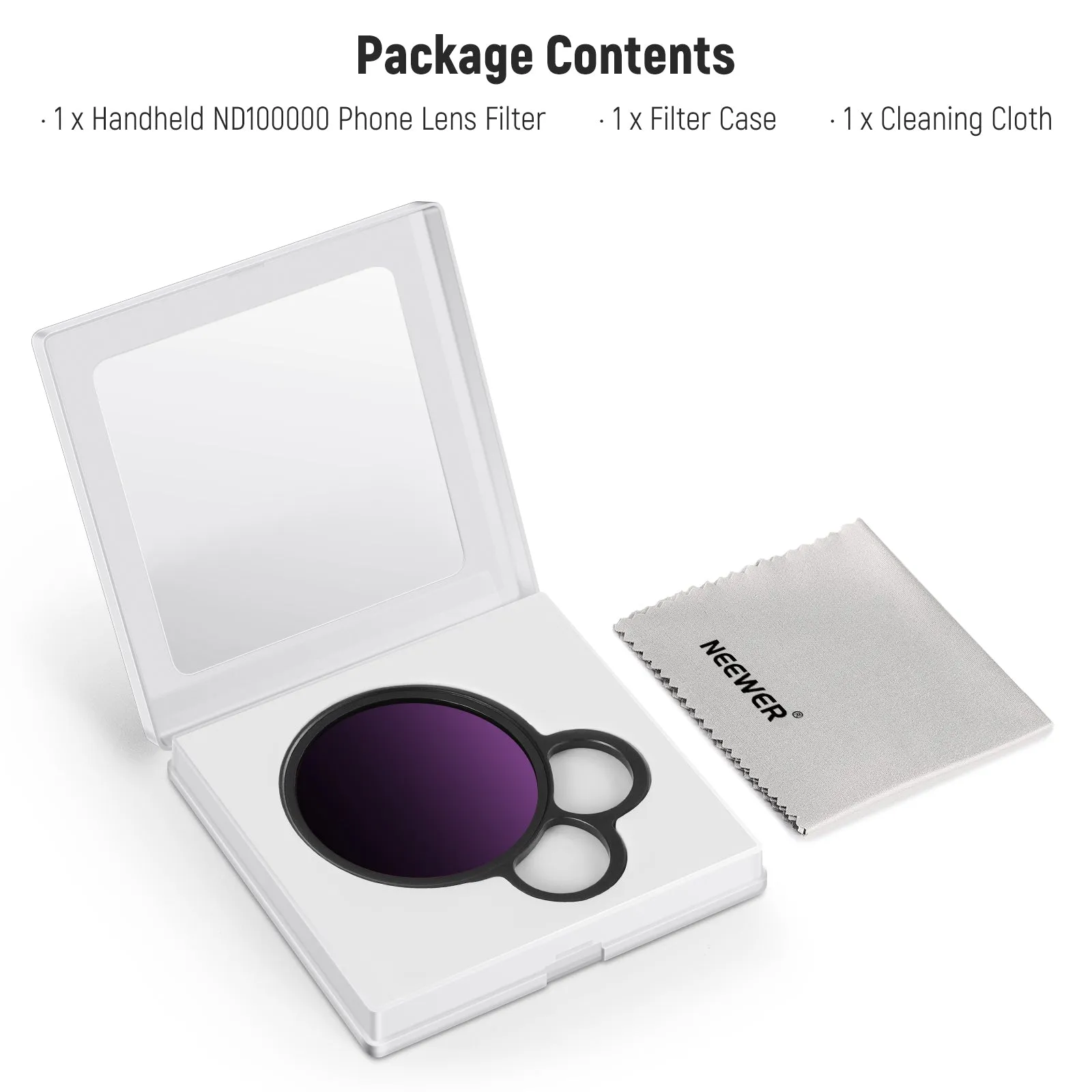NEEWER Handheld ND1000000 Fixed Neutral Density Phone ND Filter