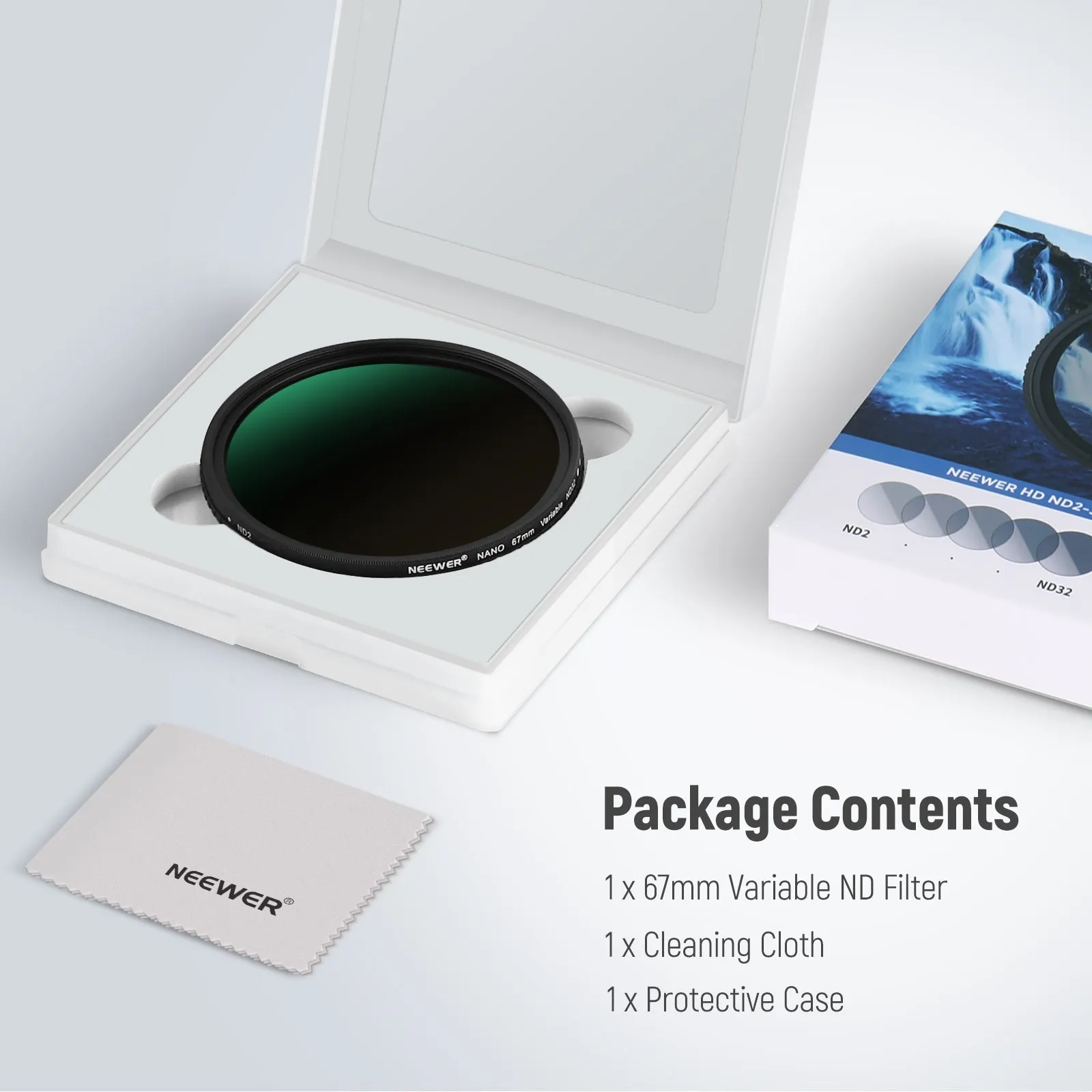 NEEWER Variable FL-ND2-32S Camera Lens ND Filter
