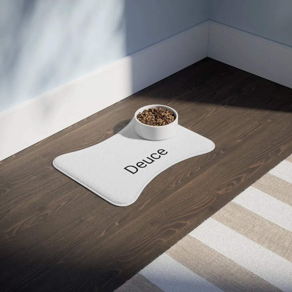 Personalized Dog Feeding Mats, Non Slip Bottom, Highly Absorbent, Polyester, FREE Shipping, Made in USA!!