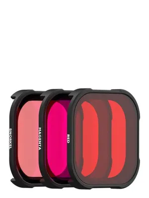 PolarPro GoPro Hero 9/10/11/12/13 Divemaster Filter Kit (3 Pack)
