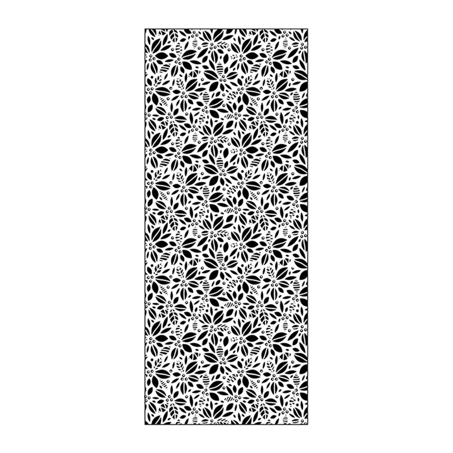 Poppy Crafts Embossing Folder #268 - Berry Leaves