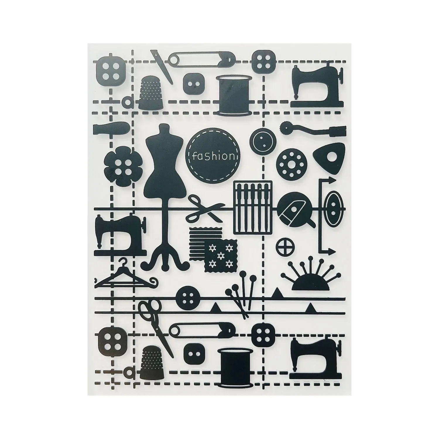 Poppy Crafts Embossing Folder #281 - Fashion