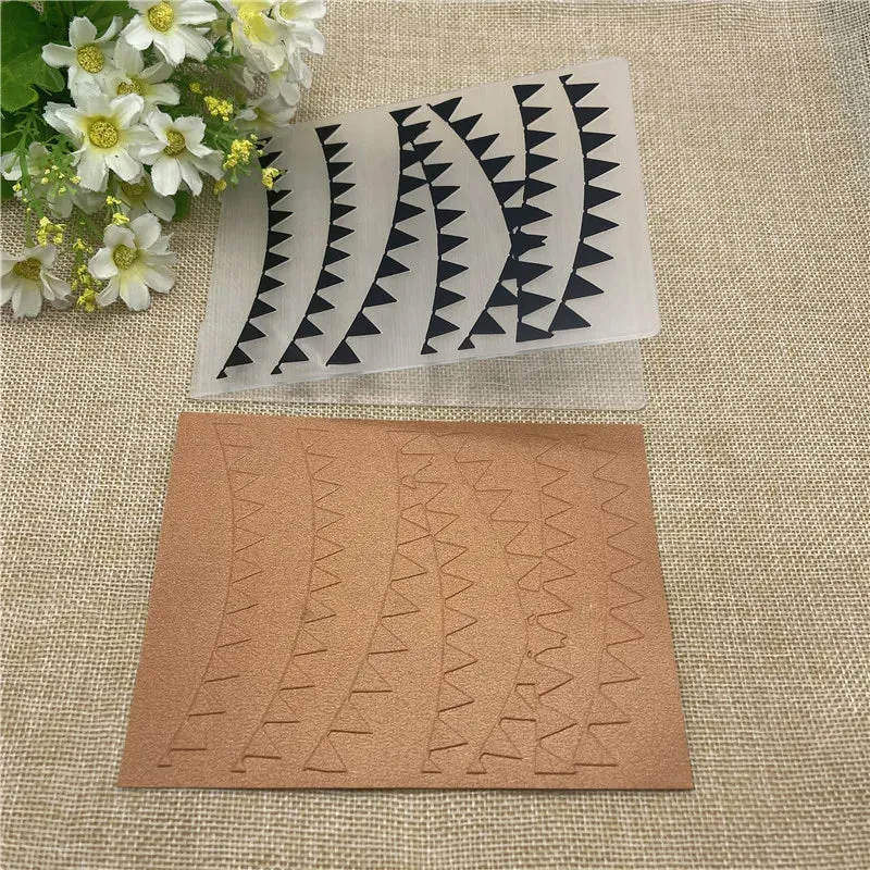 Poppy Crafts Embossing Folder #283 - Party Bunting
