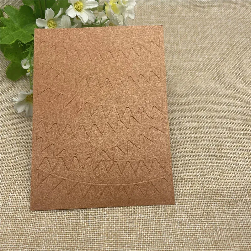 Poppy Crafts Embossing Folder #283 - Party Bunting