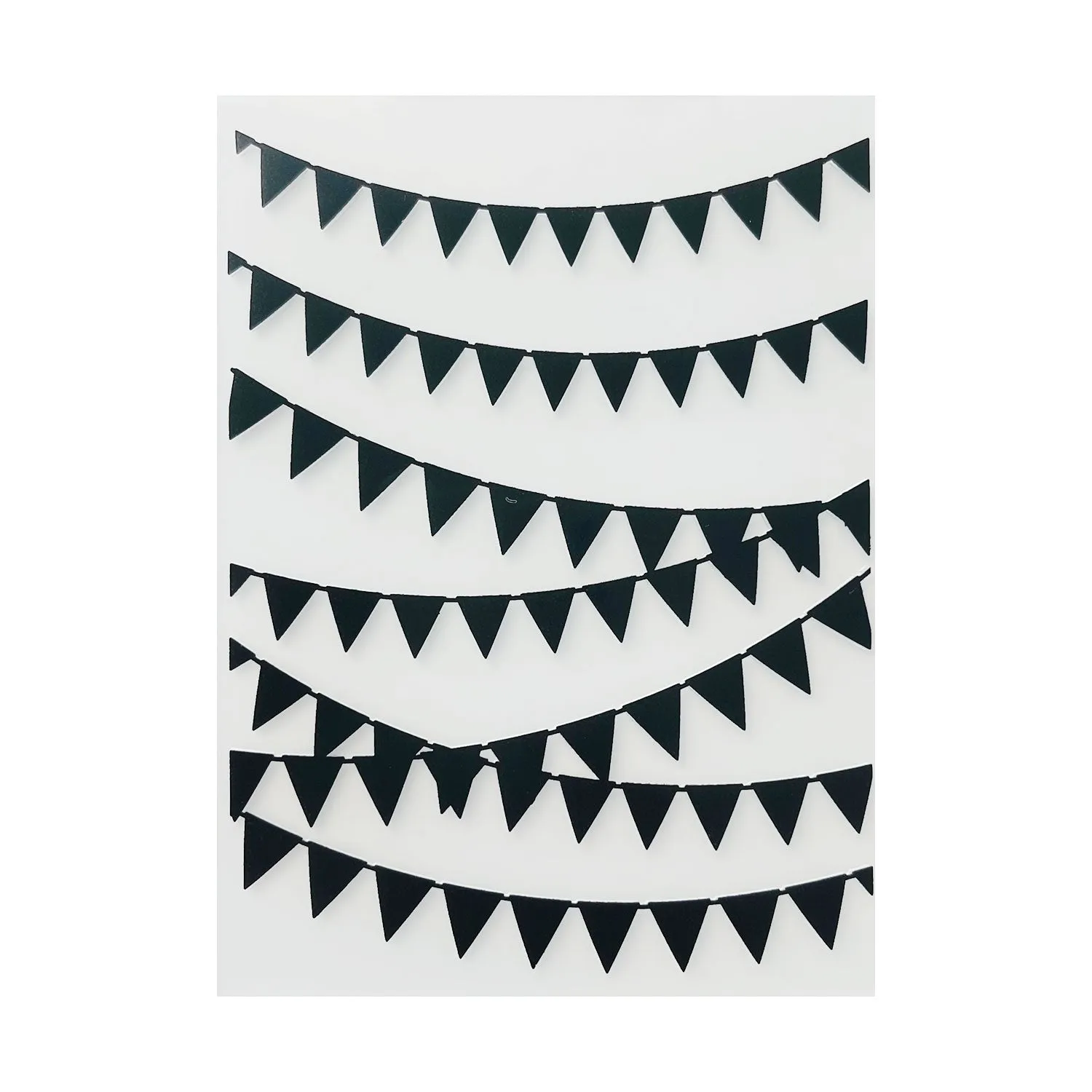 Poppy Crafts Embossing Folder #283 - Party Bunting