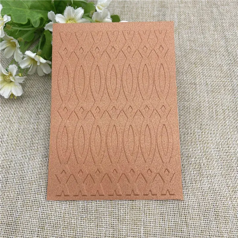 Poppy Crafts Embossing Folder #294 - Weaved into Diamonds
