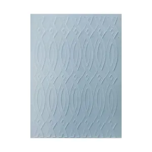 Poppy Crafts Embossing Folder #294 - Weaved into Diamonds