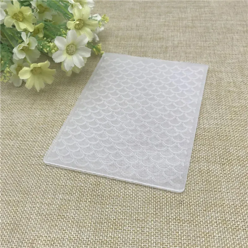 Poppy Crafts Embossing Folder #303 - Mermaid Scales