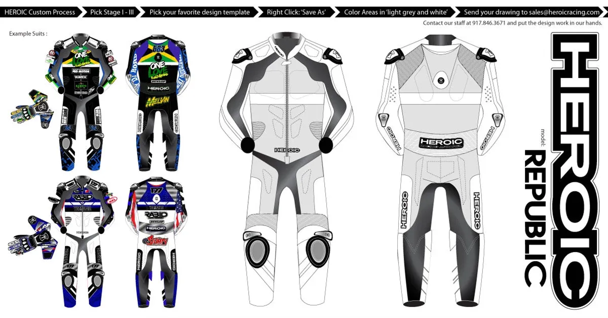 SU HEROIC STAGE III CUSTOM Professional Race Suit