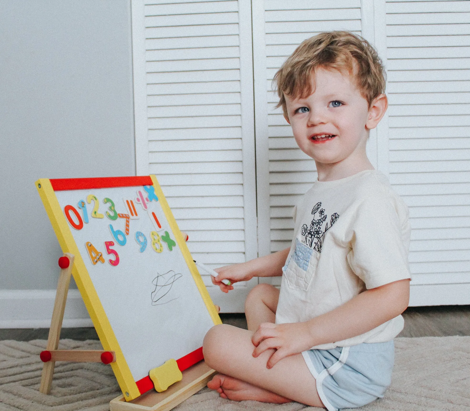 Tabletop Art Easel, Yellow
