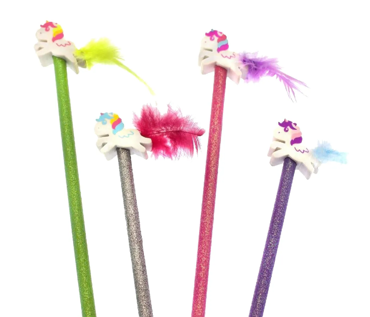Unicorn Pencil and Eraser Duo