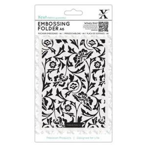 Xcut A6 Embossing Folder - Baroque Florals (XCU 515192)