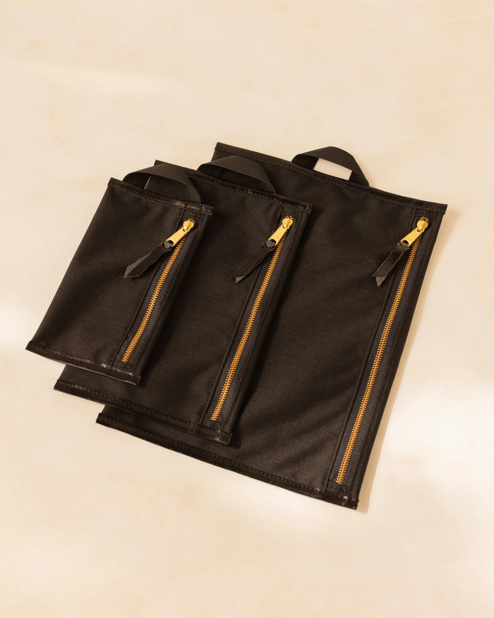 Zip Pouch Set in Nylon