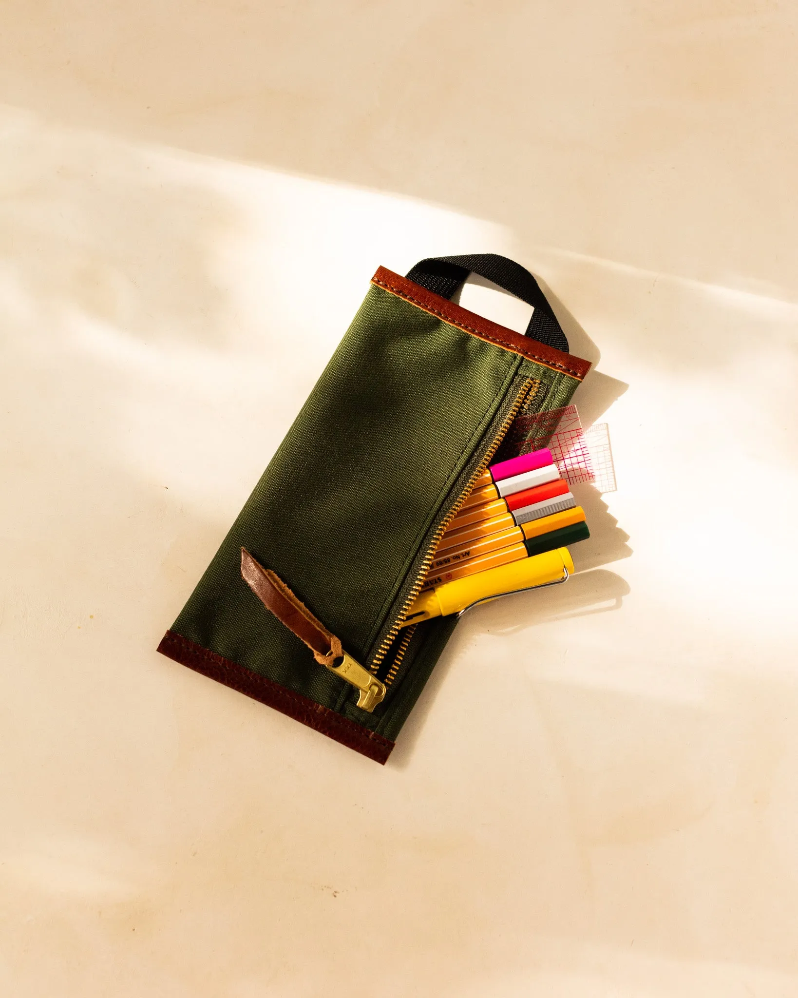 Zip Pouch Set in Nylon